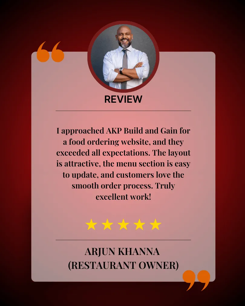 Arjun Khanna (Restaurant Owner)