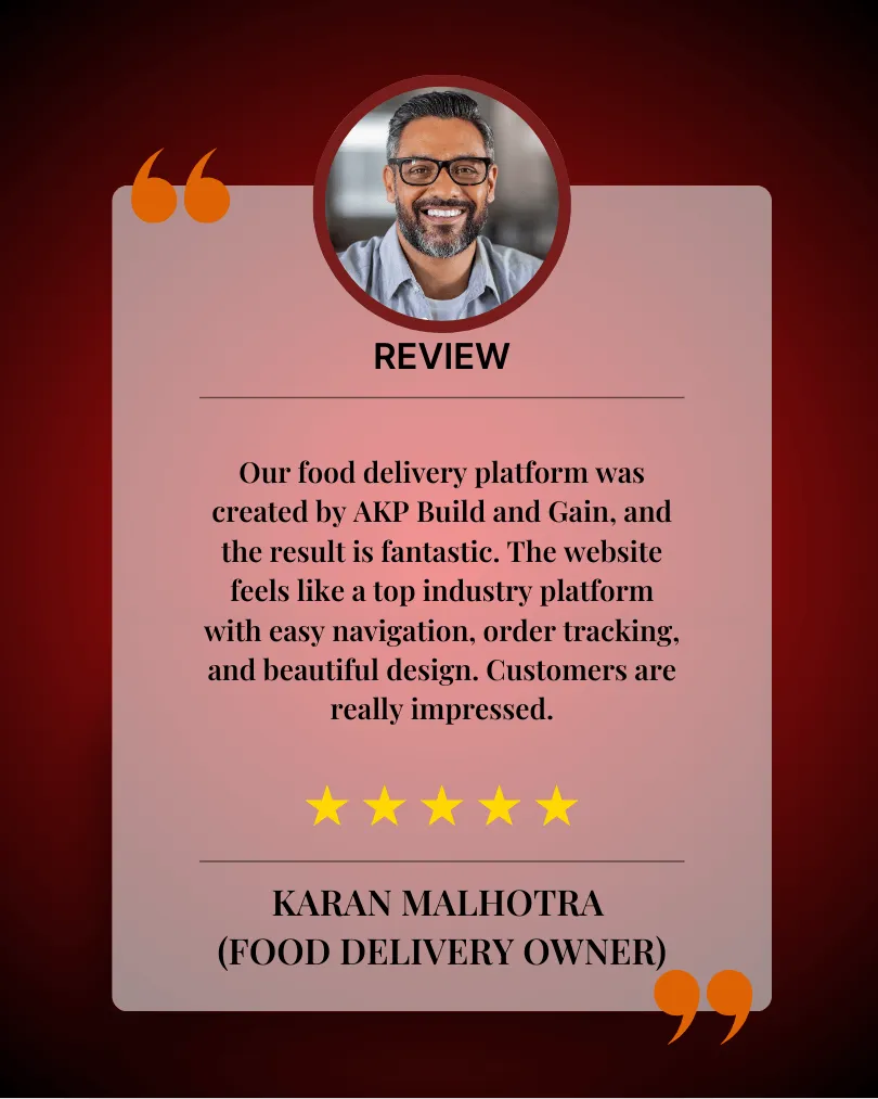 Karan Malhotra (Food Delivery Owner)