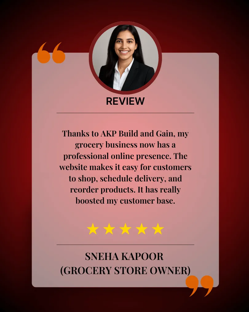 Sneha Kapoor (Grocery Store Owner)